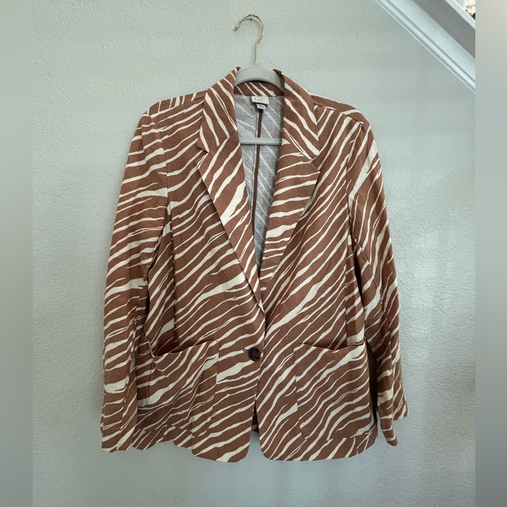 A New Day zebra print blazer - Picture 2 of 6
